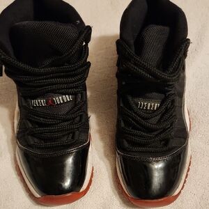 Womans Black and Red Sneakers